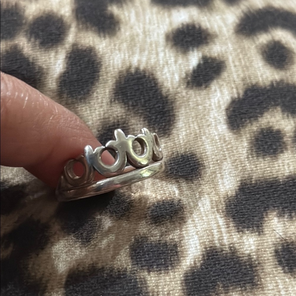 James Avery Retired Ring Heart Ring - image 2